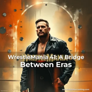 Artistic representation for WrestleMania 41: A Bridge Between Eras