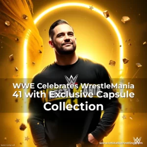 Artistic representation for WWE Celebrates WrestleMania 41 with Exclusive Capsule Collection