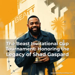 Artistic representation for The Beast Invitational Cup Tournament: Honoring the Legacy of Shad Gaspard