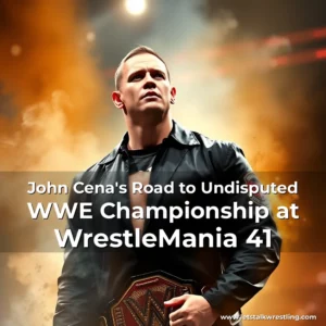 Artistic representation for John Cena's Road to Undisputed WWE Championship at WrestleMania 41
