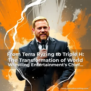 Artistic representation for From Terra Ryzing to Triple H: The Transformation of World Wrestling Entertainment's Chief Content Officer