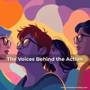 Artistic representation for The Voices Behind the Action