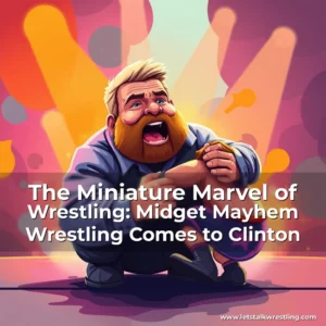 Artistic representation for The Miniature Marvel of Wrestling: Midget Mayhem Wrestling Comes to Clinton