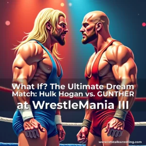 Artistic representation for What If? The Ultimate Dream Match: Hulk Hogan vs. GUNTHER at WrestleMania III