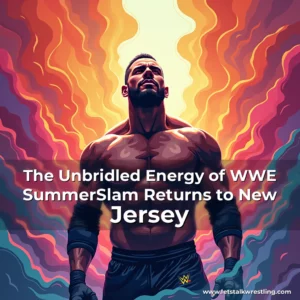 Artistic representation for The Unbridled Energy of WWE SummerSlam Returns to New Jersey