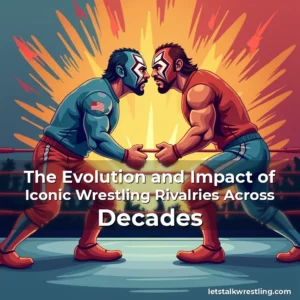 Artistic representation for The Evolution and Impact of Iconic Wrestling Rivalries Across Decades