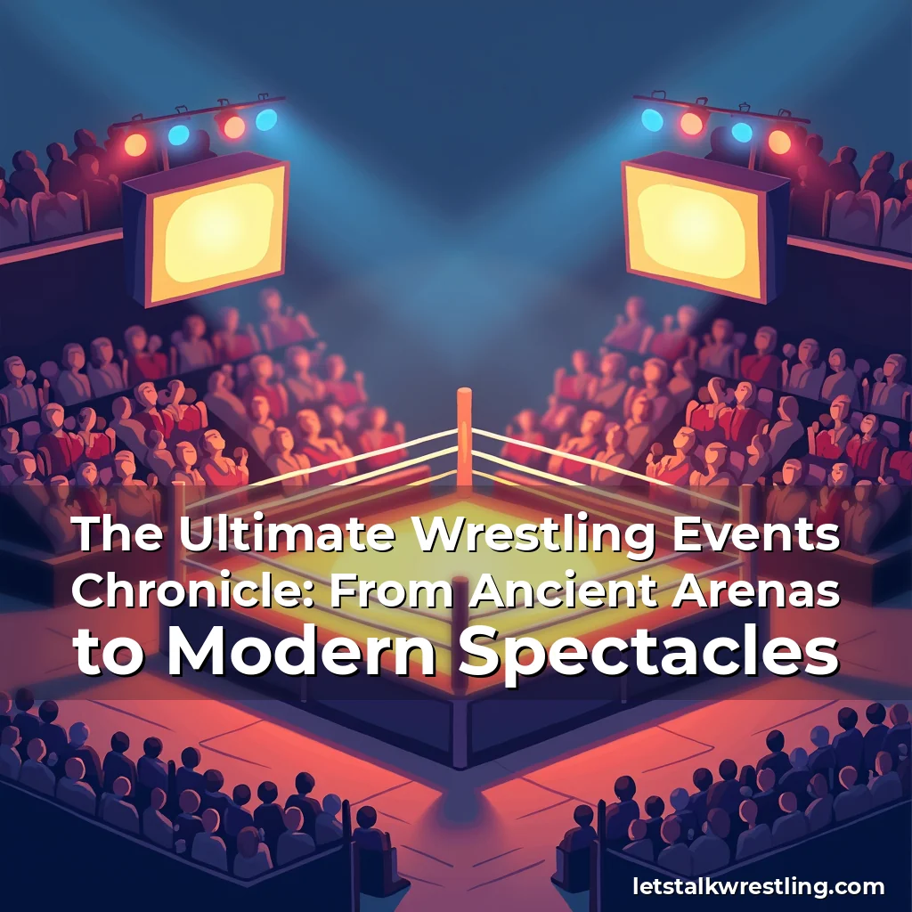 Read more about the article The Ultimate Wrestling Events Chronicle: From Ancient Arenas to Modern Spectacles
