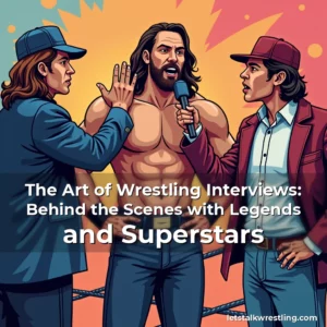 Artistic representation for The Art of Wrestling Interviews: Behind the Scenes with Legends and Superstars