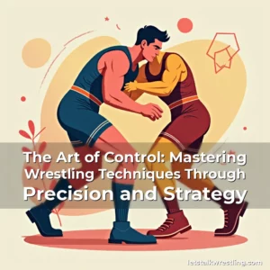 Artistic representation for The Art of Control: Mastering Wrestling Techniques Through Precision and Strategy
