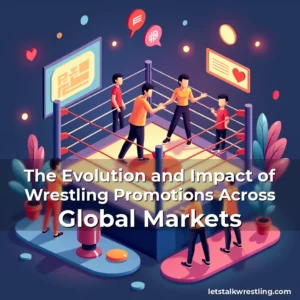 Artistic representation for The Evolution and Impact of Wrestling Promotions Across Global Markets